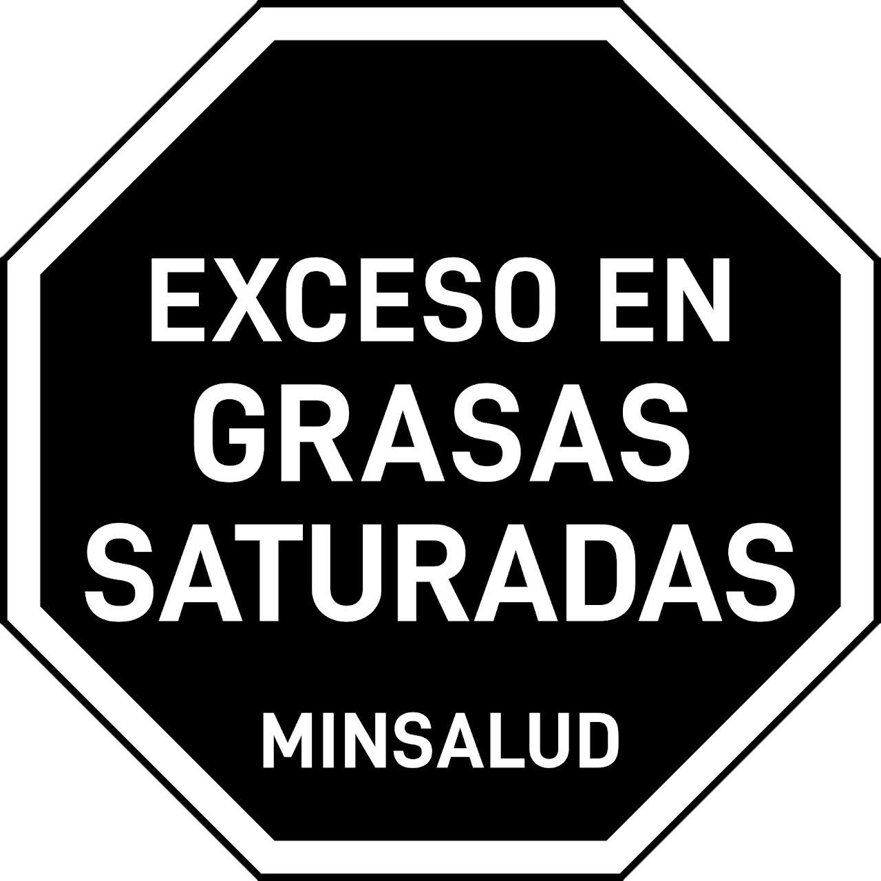 Exceso en grasas saturadas